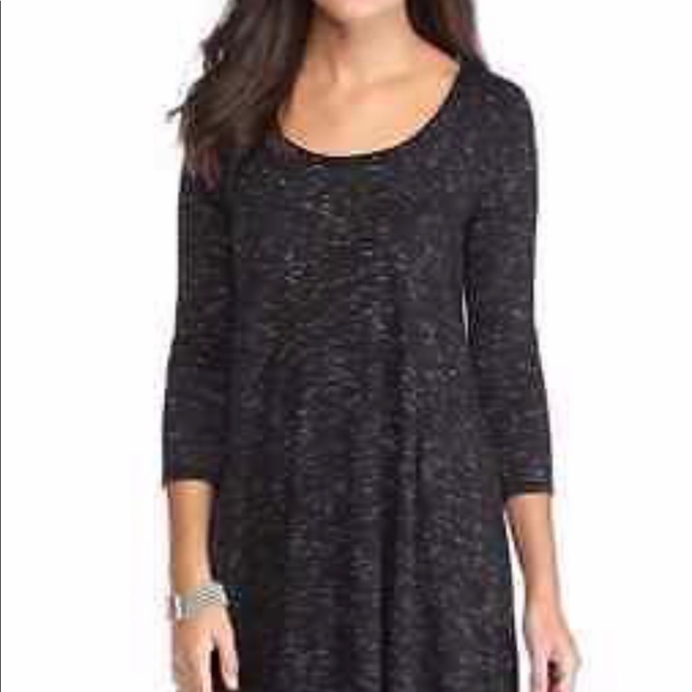 Max Studio Women's Knit Sharkbite Dress top